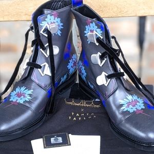 Tanya Taylor x Coliac floral nedo boots